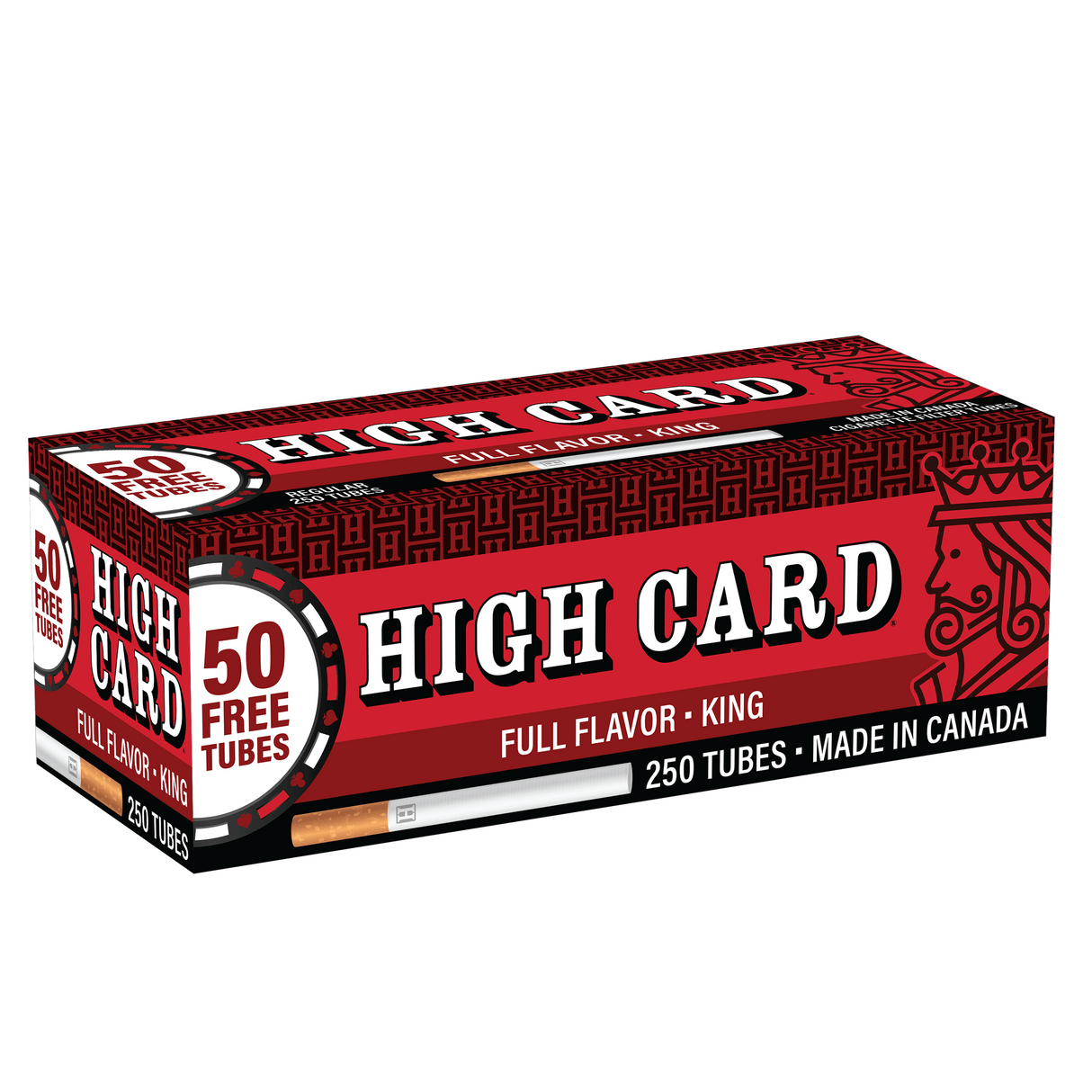 High Card Tubes Full Flavor King Size