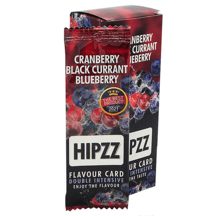 Hipzz Flavor Cards Blackcurrant Blueberry