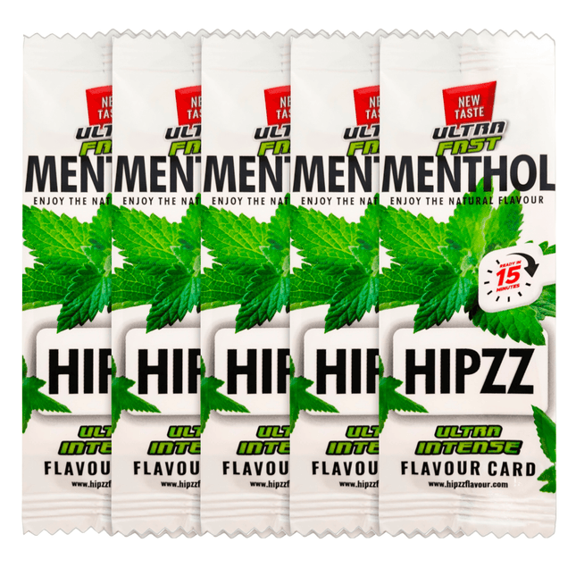 Hipzz Flavor Cards Menthol Ultra Fast
