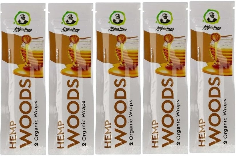 Afghan Hemp Wraps Hemp Woods Honey 2ct