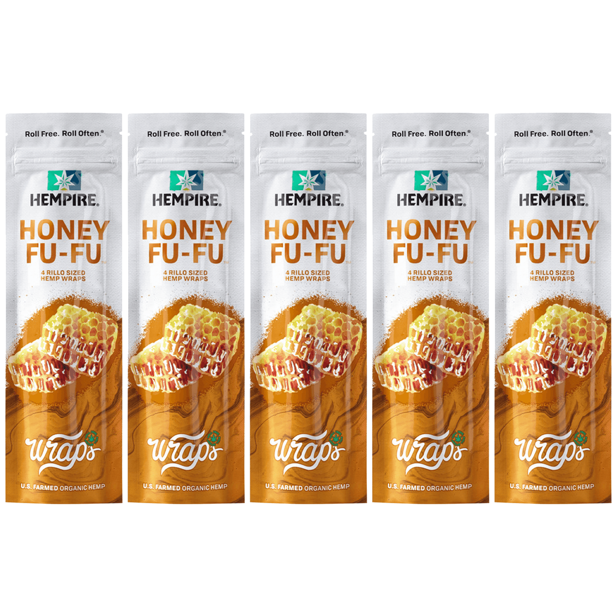Hempire Hemp Wraps Honey Fu-Fu 4ct