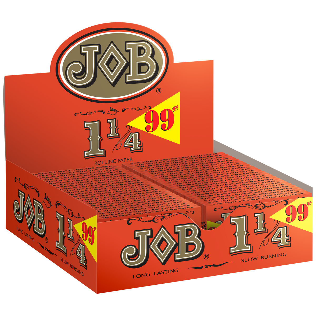 JOB Rolling Papers Orange 1 1/4 (24 Leaves)