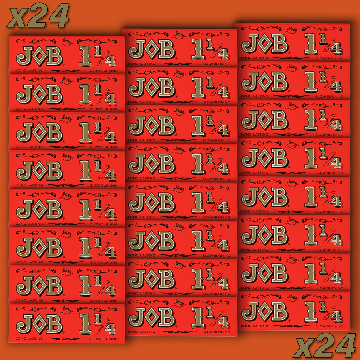 JOB Rolling Papers Orange 1 1/4 (24 Leaves)