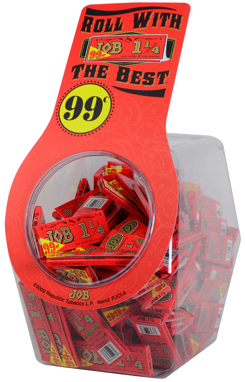 JOB Rolling Papers Orange 1 1/4 Pre-Priced Bowl (100 Booklets)