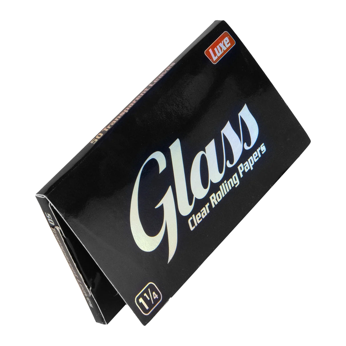 Luxe Clear Rolling Papers Glass 1 1/4 Size (50 leaves)