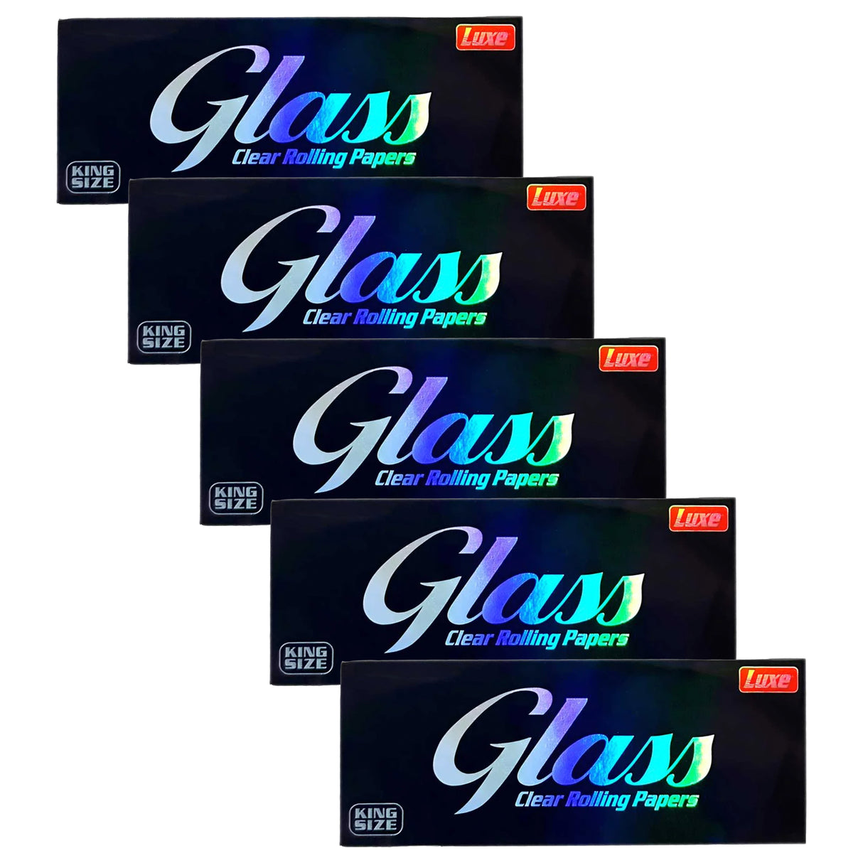 Luxe Clear Rolling Papers Glass King Size 40ct