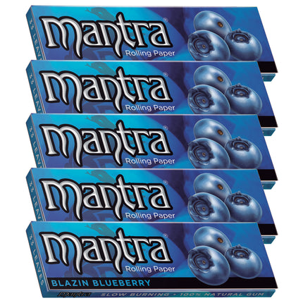 Mantra Rolling Papers Blueberry 1 1/4 (33 Leaves)