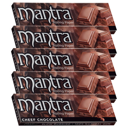 Mantra Rolling Papers Chocolate 1 1/4 (33 Leaves)