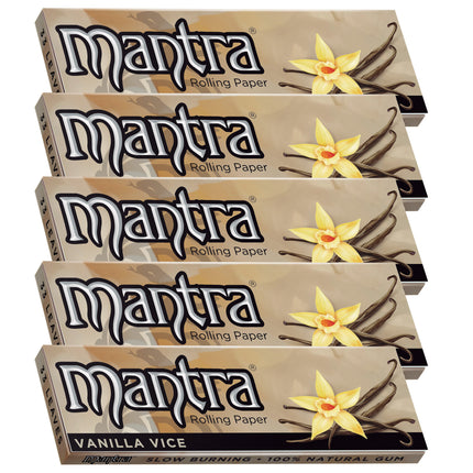Mantra Rolling Papers Vanilla 1 1/4 (33 Leaves)