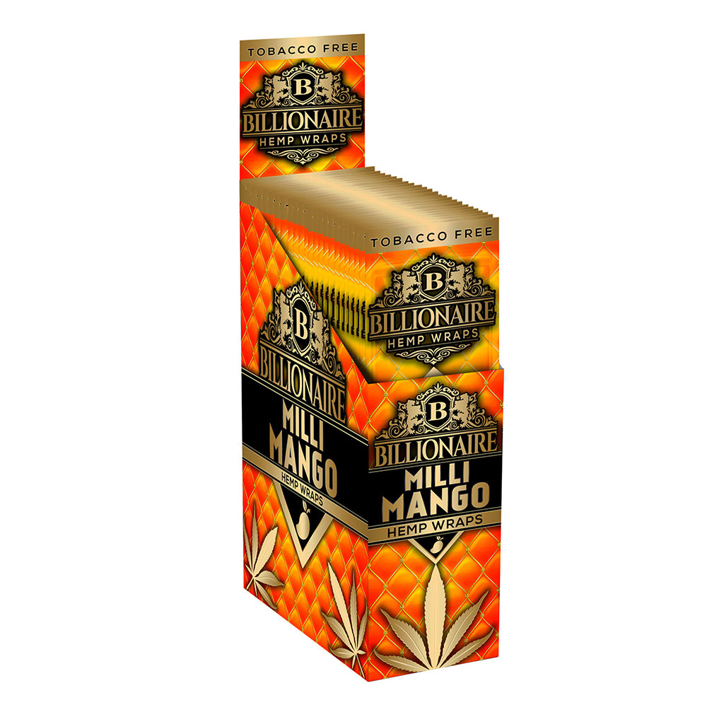 Billionaire Hemp Wraps Milli Mango 2ct