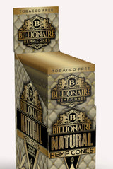 Billionaire Hemp Cones Natural 2ct