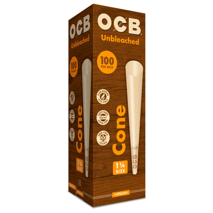 OCB Cone Tower Virgin (Unbleached) 1 1/4