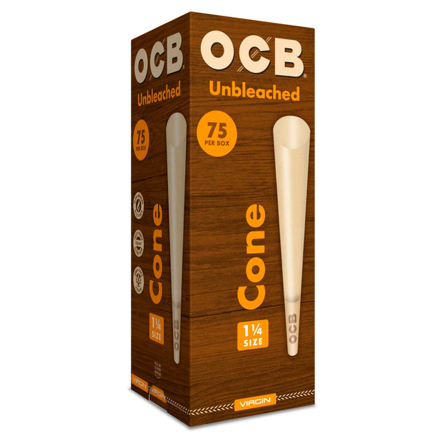 OCB Cone Tower Virgin (Unbleached) 1 1/4