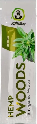 Afghan Hemp Wraps Hemp Woods Original (2 Wraps Per Pouch)