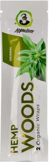 Afghan Hemp Wraps Hemp Woods Original (2 Wraps Per Pouch)
