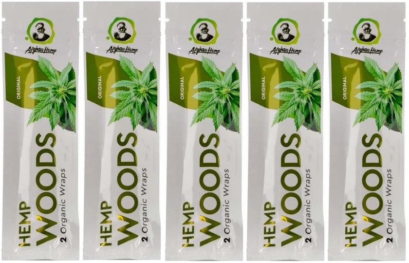 Afghan Hemp Wraps Hemp Woods Original (2 Wraps Per Pouch)