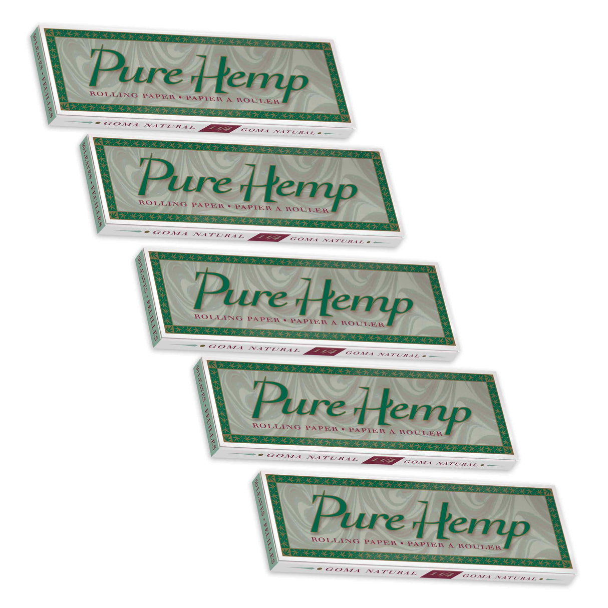 Pure Hemp Rolling Papers Classic 1 1/4 Size (50 leaves)