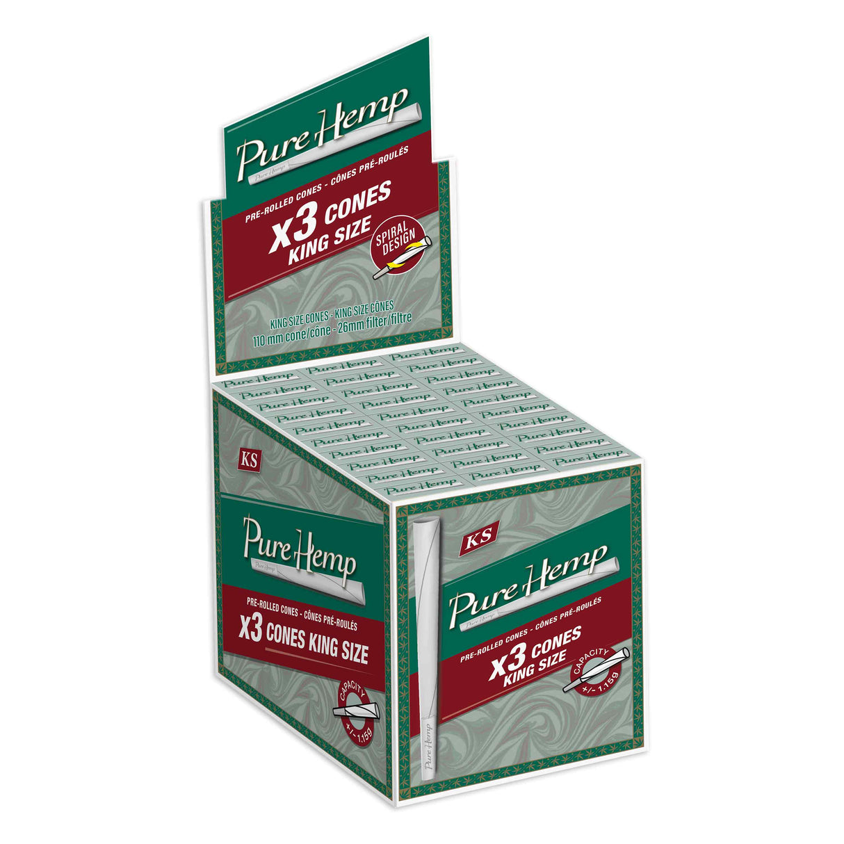 Pure Hemp Cones Classic King Size 3ct