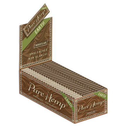 Pure Hemp Rolling Papers Earth Single Wide (60 Leaves)