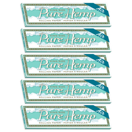 Pure Hemp Rolling Papers Air King Size (33 Leaves)
