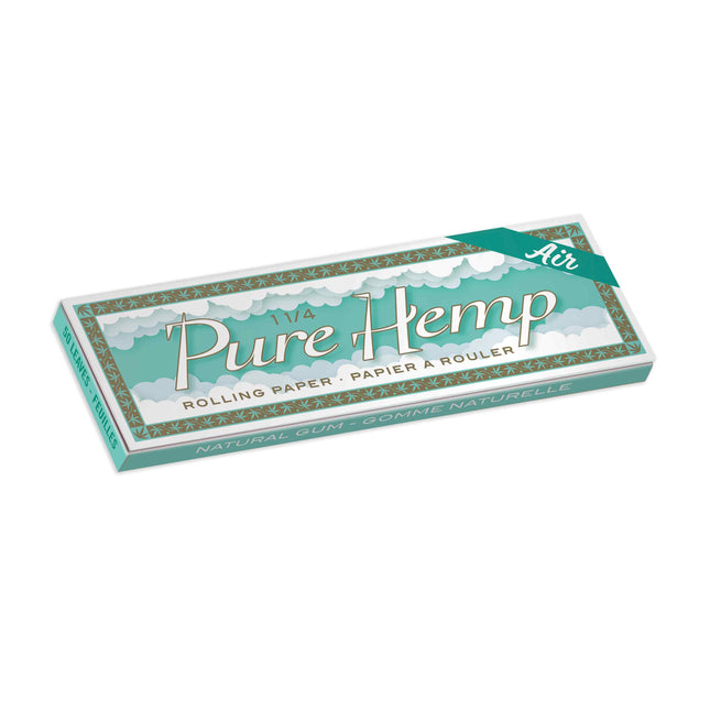 Pure Hemp Rolling Papers Air 1 1/4 Size (50 Leaves)
