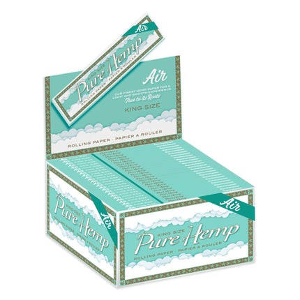 Pure Hemp Rolling Papers Air King Size (33 Leaves)
