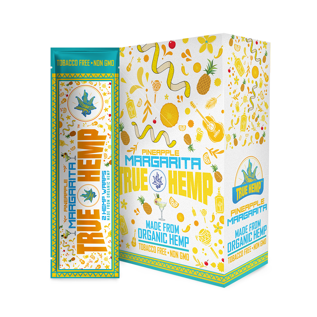 True Hemp Wraps Pineapple Margarita (2 Wraps Per Pouch)