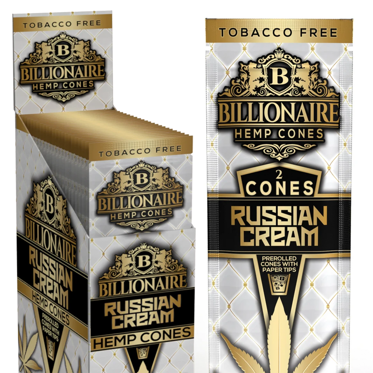 Billionaire Hemp Cones Russian Cream 2ct