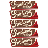 Smoking Brand Rolling Papers Brown 1 1/4 Size (50 leaves)