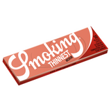 Smoking Brand Rolling Papers Thinnest Red 1 1/4 Size (50 leaves)
