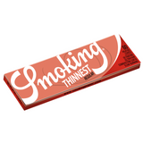 Smoking Brand Rolling Papers Thinnest Red Single Wide (60 Leaves)