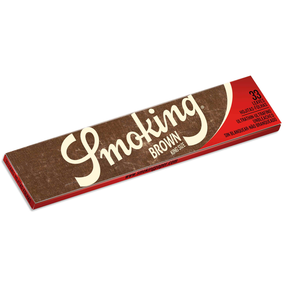 Smoking Brand Rolling Papers Brown King Size (33 Leaves)