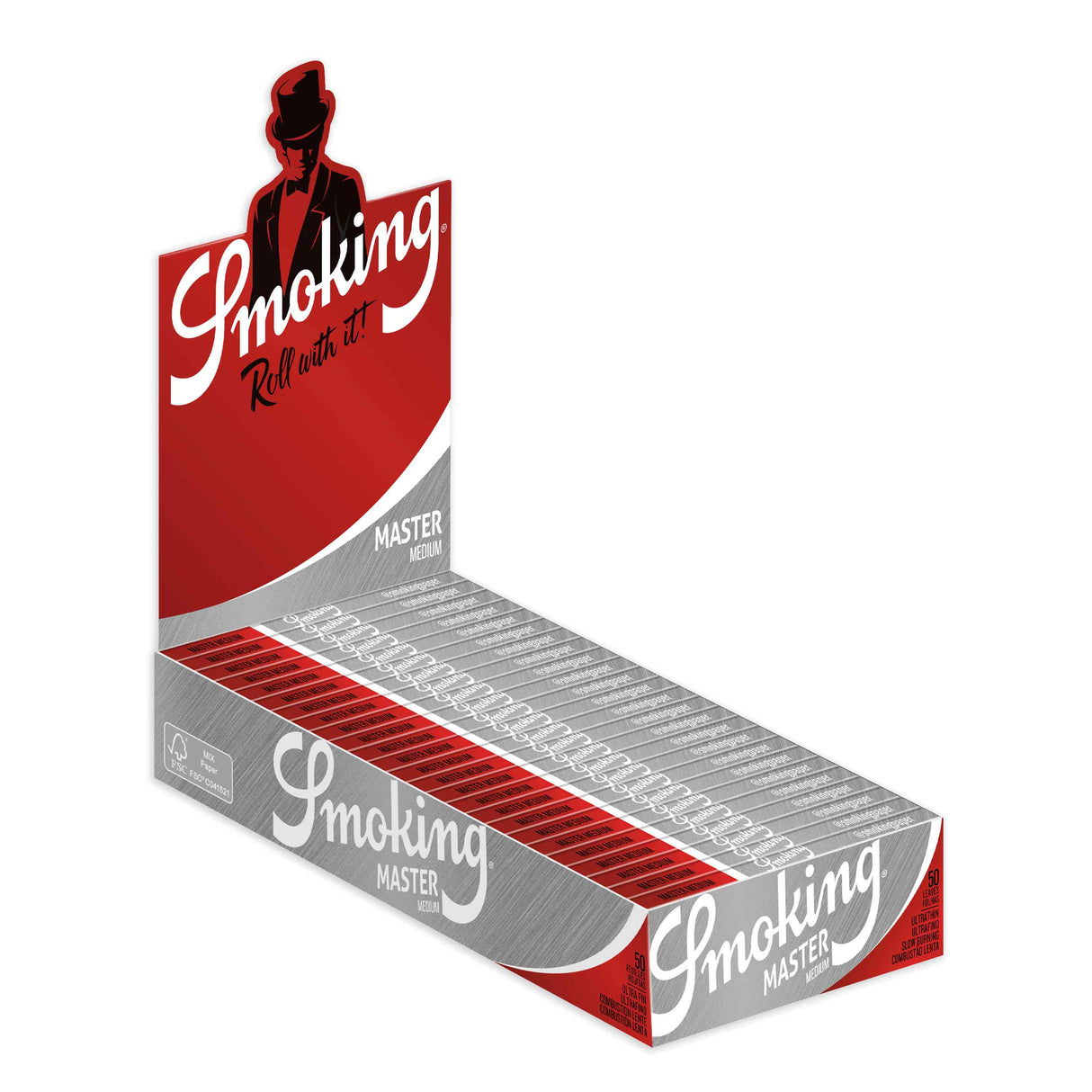 Smoking Rolling Papers Master 1 1/4 Size 50ct