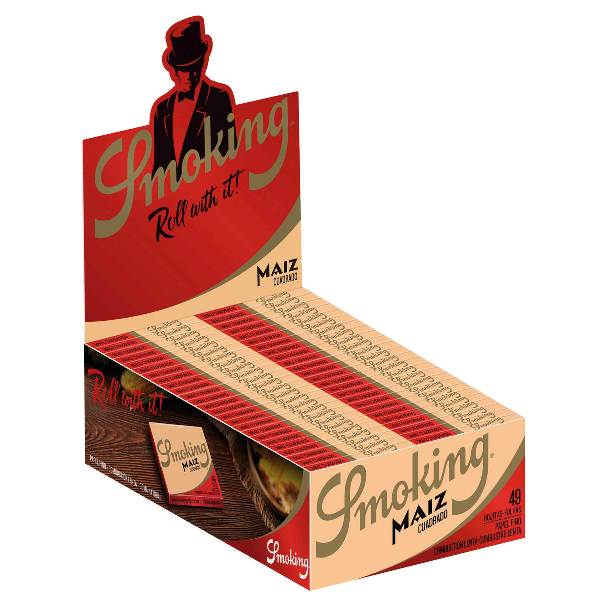 Smoking Brand Rolling Papers Maiz 1 1/4 Size (49 Leaves)