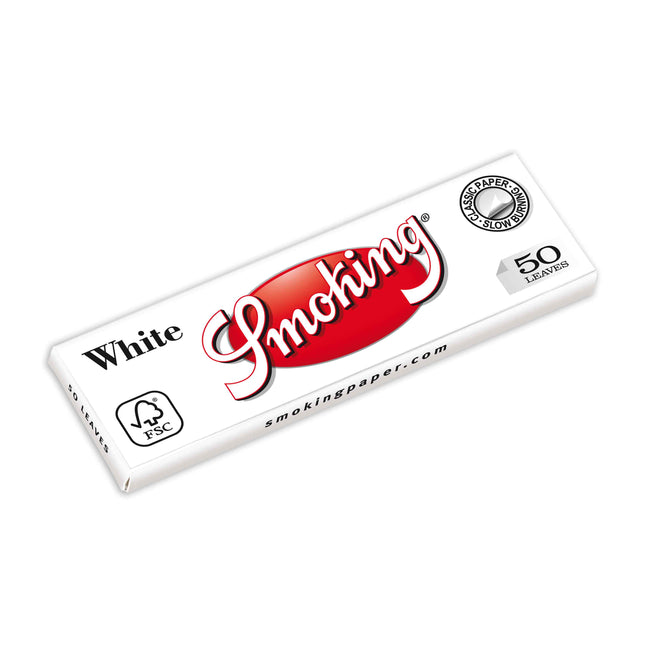 Smoking Brand Rolling Papers White 1 1/4 Size (50 leaves)