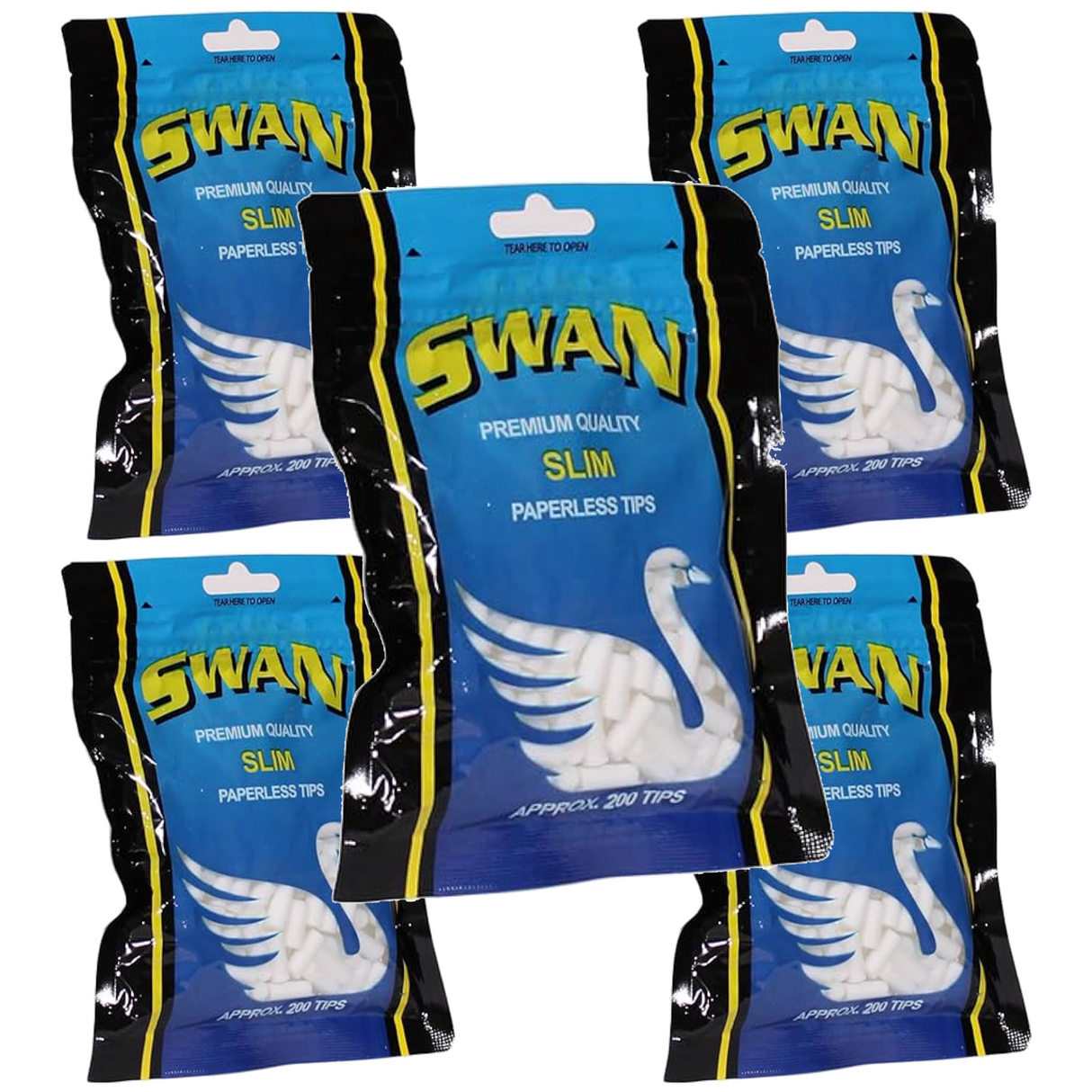 Swan Filters Slim Size 15mm 200ct