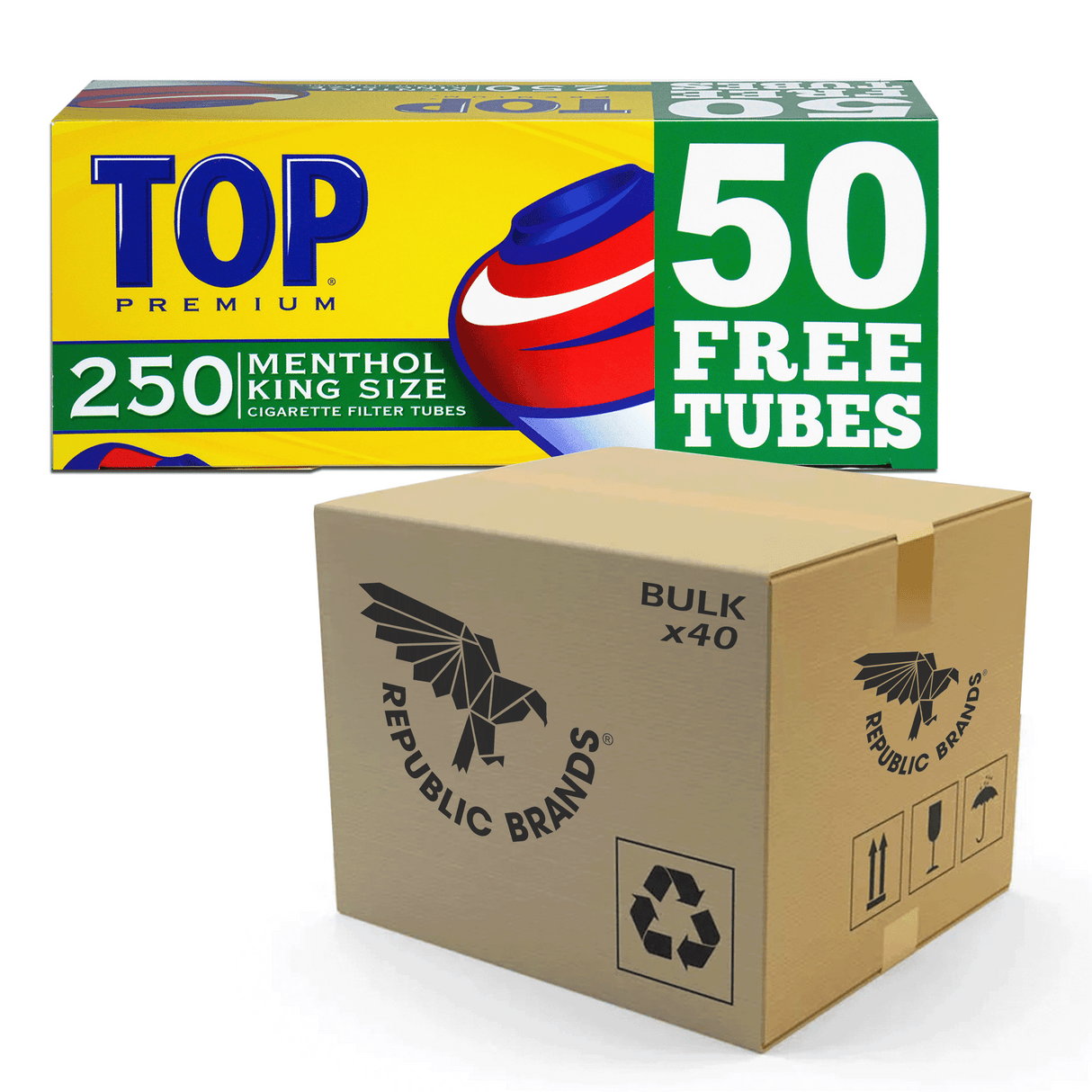 Top Tubes Menthol King Size