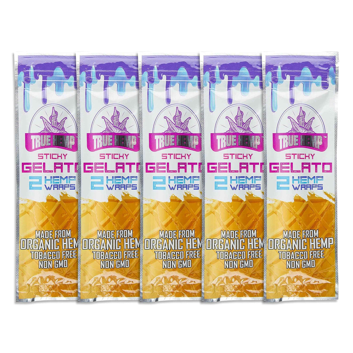 True Hemp Wraps Gelato (2 Wraps Per Pouch)