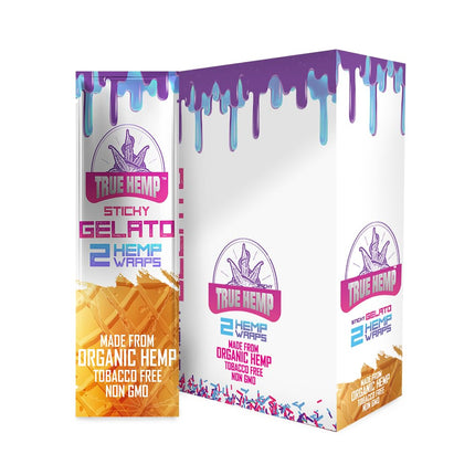 True Hemp Wraps Gelato (2 Wraps Per Pouch)