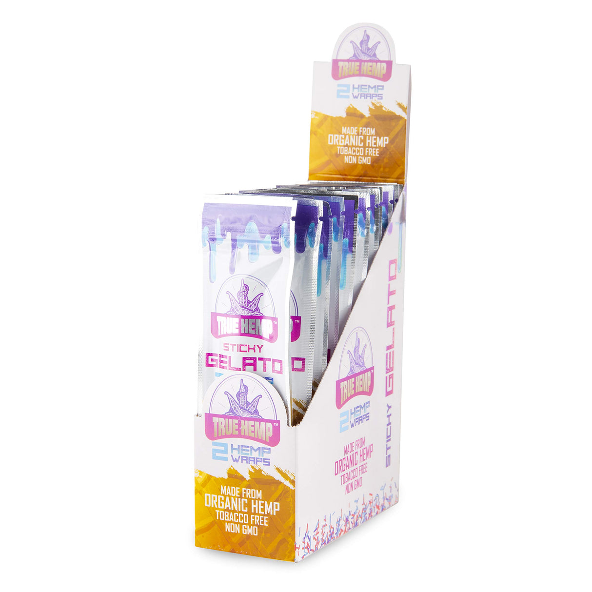 True Hemp Wraps Gelato (2 Wraps Per Pouch)