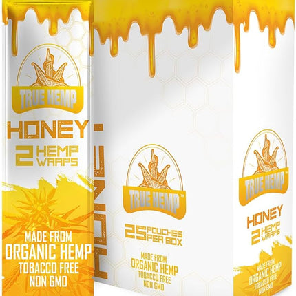 True Hemp Wraps Honey (2 Wraps Per Pouch)