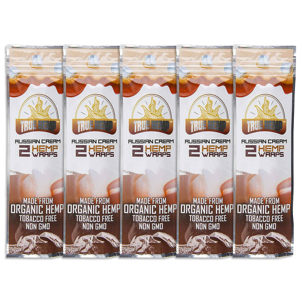 True Hemp Wraps Russian Cream (2 Wraps Per Pouch)
