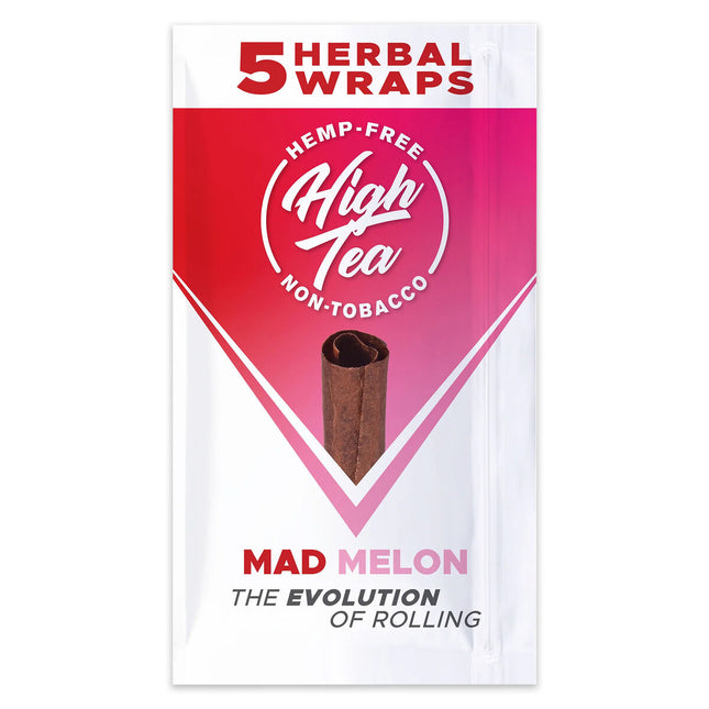 High Tea Herbal Wraps Mad Melon (5 Wraps Per Pouch)