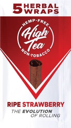 High Tea Herbal Wraps Ripe Strawberry (5 Wraps Per Pouch)