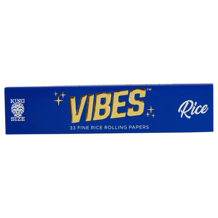 VIBES Rolling Papers Rice King Size (33 Leaves)