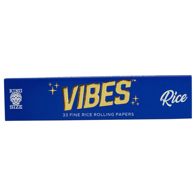 VIBES Rolling Papers Rice King Size (33 Leaves)
