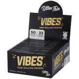 VIBES Rolling Papers Ultra Thin King Size (33 Leaves)