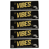 VIBES Rolling Papers Ultra Thin 1 1/4 Size (50 Leaves)