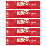 VIBES Rolling Papers Hemp King Size with Tips (33 Leaves)