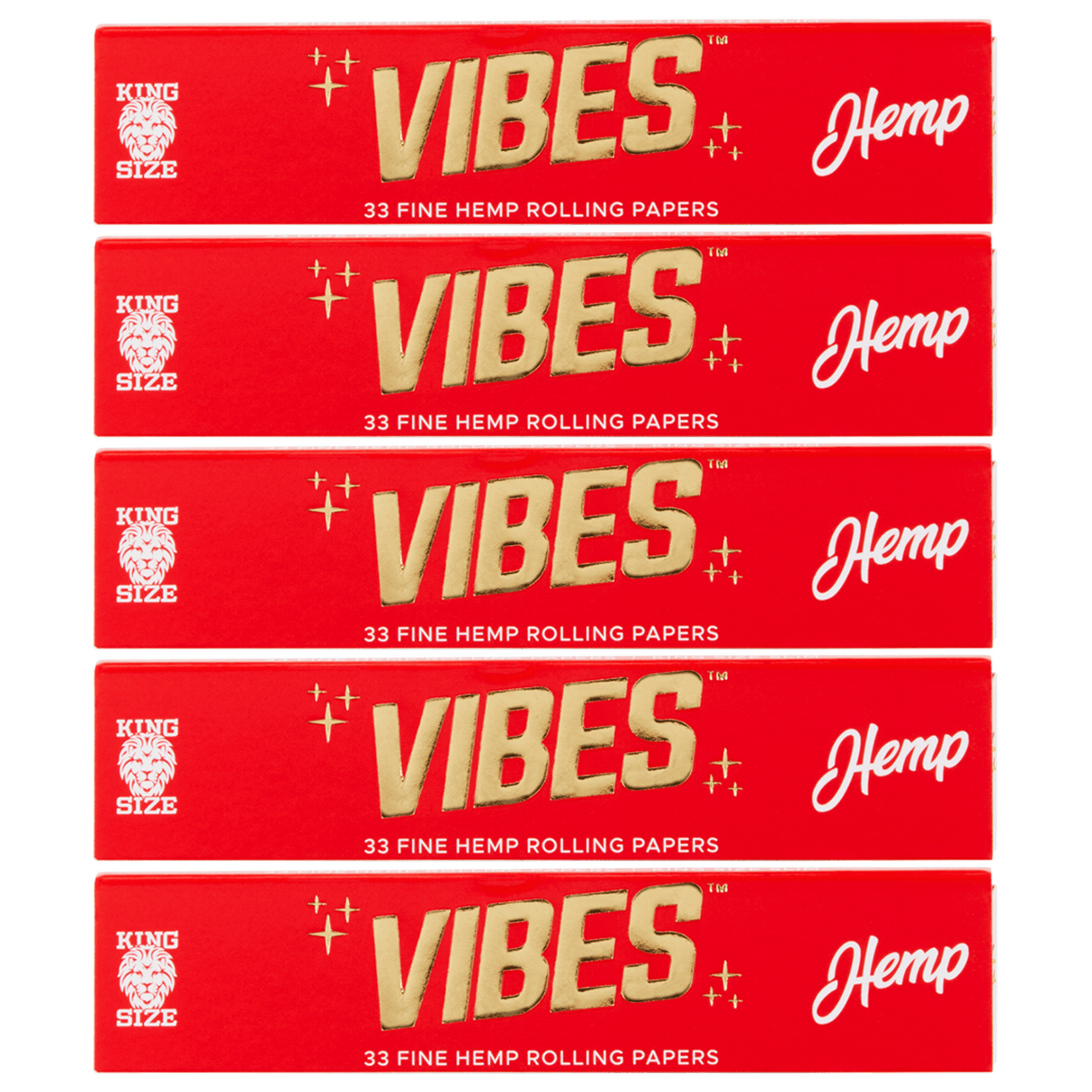 VIBES Rolling Papers Hemp King Size (33 Leaves)